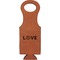 Police Quotes and Sayings Cognac Leatherette Wine Totes - Single Front