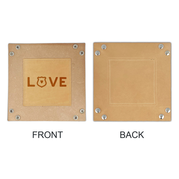 Police Quotes and Sayings Genuine Leather Valet Trays - APPROVAL