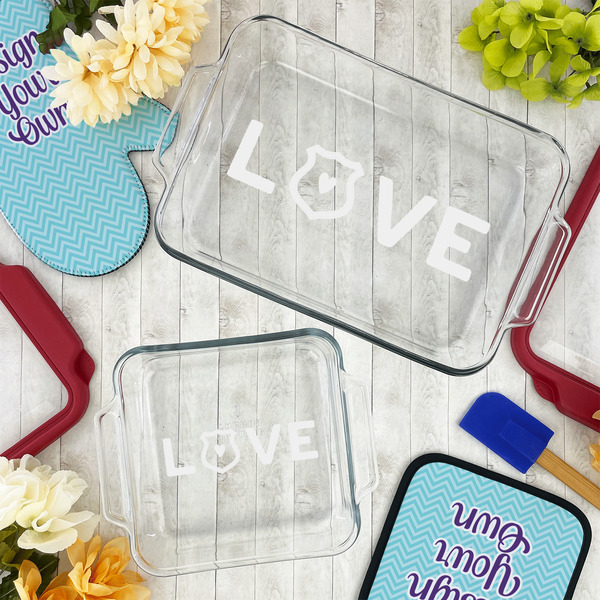 Police Quotes and Sayings Glass Baking Dish Set - LIFESTYLE
