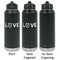 Police Quotes and Sayings Laser Engraved Water Bottles - 2 Styles - Front & Back View