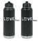 Police Quotes and Sayings Laser Engraved Water Bottles - Front & Back Engraving - Front & Back View