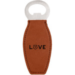 Police Quotes and Sayings Leatherette Bottle Opener - Double Sided