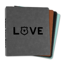 Police Quotes and Sayings Leather Binder - 1"