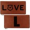 Police Quotes and Sayings Leather Checkbook Holder Front and Back
