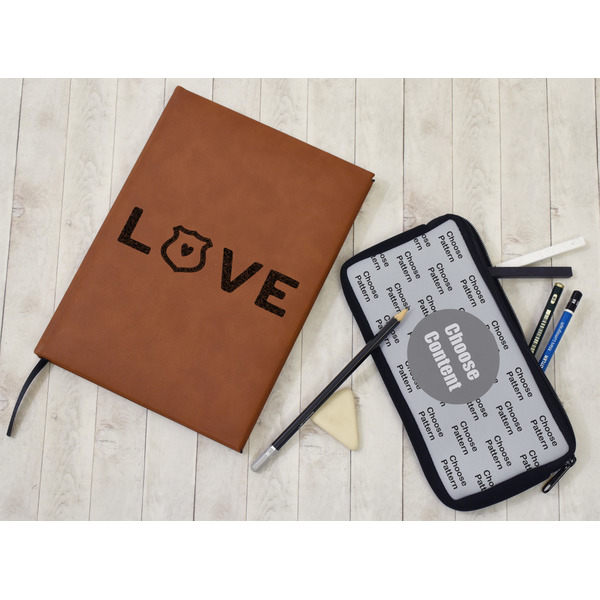 Police Quotes and Sayings Leather Sketchbook - Small - Double Sided - In Context