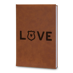 Police Quotes and Sayings Leatherette Journal - Large - Double Sided