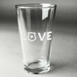 Police Quotes and Sayings Pint Glass - Engraved