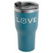 Police Quotes and Sayings RTIC Tumbler - Dark Teal - Angled