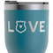 Police Quotes and Sayings RTIC Tumbler - Dark Teal - Close Up