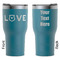 Police Quotes and Sayings RTIC Tumbler - Dark Teal - Double Sided - Front & Back