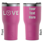 Police Quotes and Sayings RTIC Tumbler - Magenta - Laser Engraved - Double-Sided