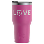 Police Quotes and Sayings RTIC Tumbler - Magenta - Laser Engraved - Single-Sided