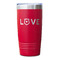 Police Quotes and Sayings Red Polar Camel Tumbler - 20oz - Single Sided - Approval