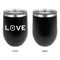 Police Quotes and Sayings Stainless Wine Tumblers - Black - Single Sided - Approval