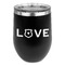 Police Quotes and Sayings Stemless Stainless Steel Wine Tumbler - Black - Single Sided