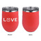 Police Quotes and Sayings Stainless Wine Tumblers - Coral - Single Sided - Approval