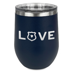 Police Quotes and Sayings Stemless Stainless Steel Wine Tumbler