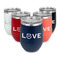 Police Quotes and Sayings Steel Wine Tumblers Multiple Colors