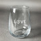 Police Quotes and Sayings Stemless Wine Glass - Front/Approval