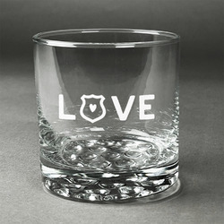 Police Quotes and Sayings Whiskey Glass - Engraved