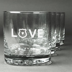 Police Quotes and Sayings Whiskey Glasses (Set of 4)