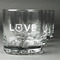 Police Quotes and Sayings Whiskey Glasses Set of 4 - Engraved Front