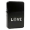 Police Quotes and Sayings Windproof Lighters - Black - Front/Main