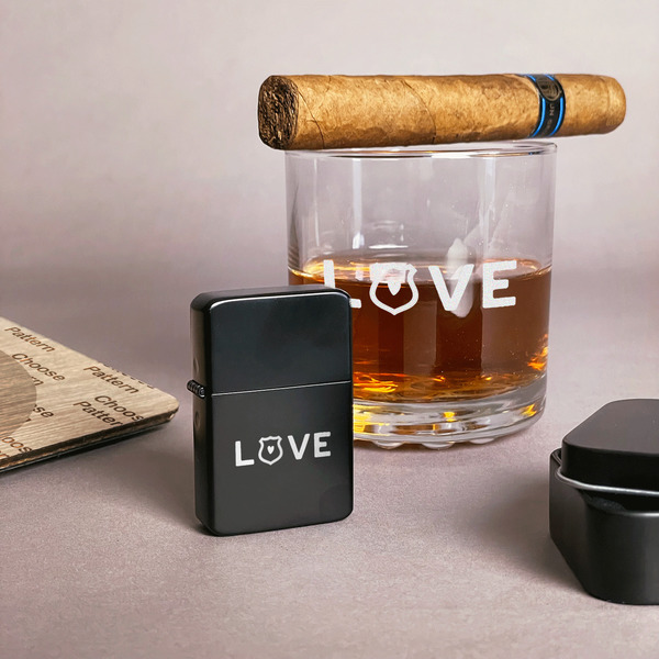 Police Quotes and Sayings Windproof Lighters - Black - In Context