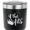 Princess Quotes and Sayings 30 oz Stainless Steel Ringneck Tumbler - Black - CLOSE UP