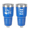 Princess Quotes and Sayings 30 oz Stainless Steel Ringneck Tumbler - Blue - Double Sided - Front & Back