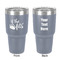 Princess Quotes and Sayings 30 oz Stainless Steel Ringneck Tumbler - Grey - Double Sided - Front & Back