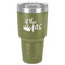 Princess Quotes and Sayings 30 oz Stainless Steel Tumbler - Olive - Single-Sided
