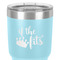 Princess Quotes and Sayings 30 oz Stainless Steel Ringneck Tumbler - Teal - Close Up