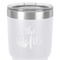 Princess Quotes and Sayings 30 oz Stainless Steel Ringneck Tumbler - White - Close Up
