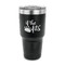 Princess Quotes and Sayings 30 oz Stainless Steel Ringneck Tumblers - Black - FRONT