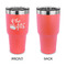 Princess Quotes and Sayings 30 oz Stainless Steel Ringneck Tumblers - Coral - Single Sided - APPROVAL