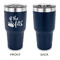 Princess Quotes and Sayings 30 oz Stainless Steel Ringneck Tumblers - Navy - Single Sided - APPROVAL