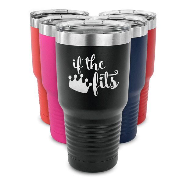 Princess Quotes and Sayings 30 oz Stainless Steel Ringneck Tumblers - Parent/Main