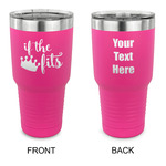 Princess Quotes and Sayings 30 oz Stainless Steel Tumbler - Pink - Double Sided