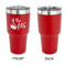 Princess Quotes and Sayings 30 oz Stainless Steel Ringneck Tumblers - Red - Single Sided - APPROVAL
