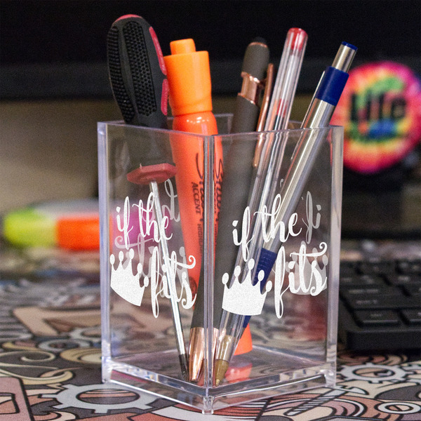 Princess Quotes and Sayings Acrylic Pen Holder - In Context