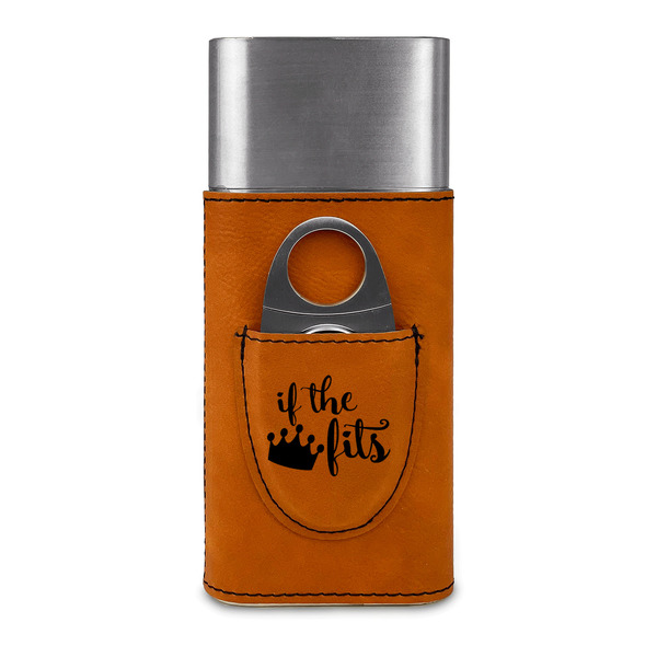 Princess Quotes and Sayings Cigar Case with Cutter - FRONT