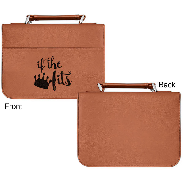 Princess Quotes and Sayings Cognac Leatherette Bible Covers - Small Single Sided Apvl