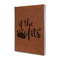 Princess Quotes and Sayings Cognac Leatherette Journal - Main