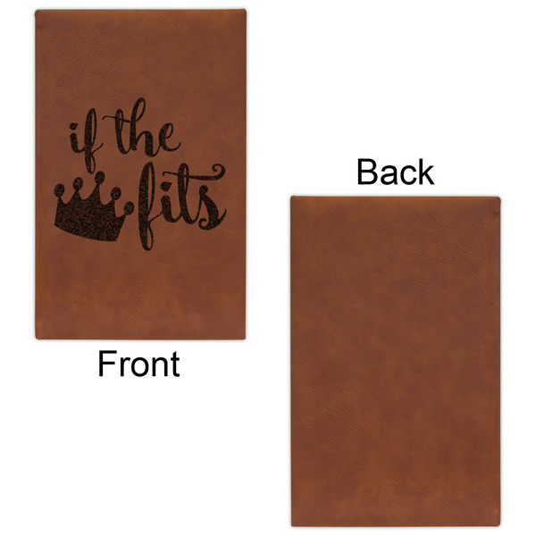 Princess Quotes and Sayings Cognac Leatherette Journal - Single Sided - Apvl