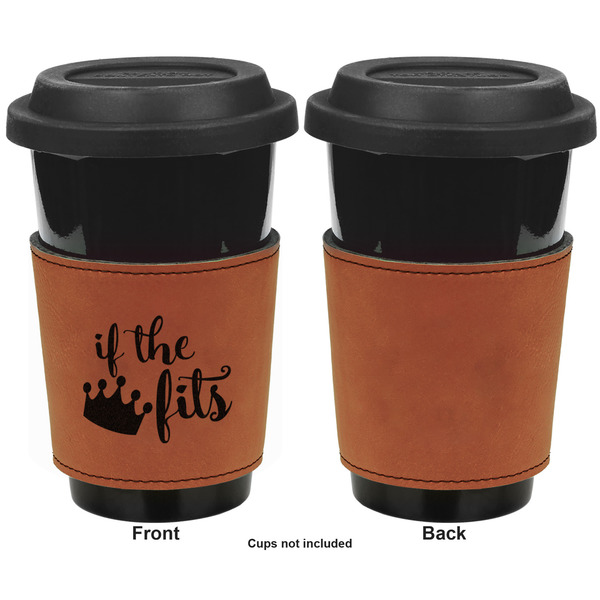 Princess Quotes and Sayings Cognac Leatherette Mug Sleeve - Single Sided Apvl