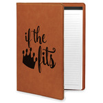 Princess Quotes and Sayings Leatherette Portfolio with Notepad