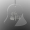 Princess Quotes and Sayings Engraved Glass Ornament - Bell