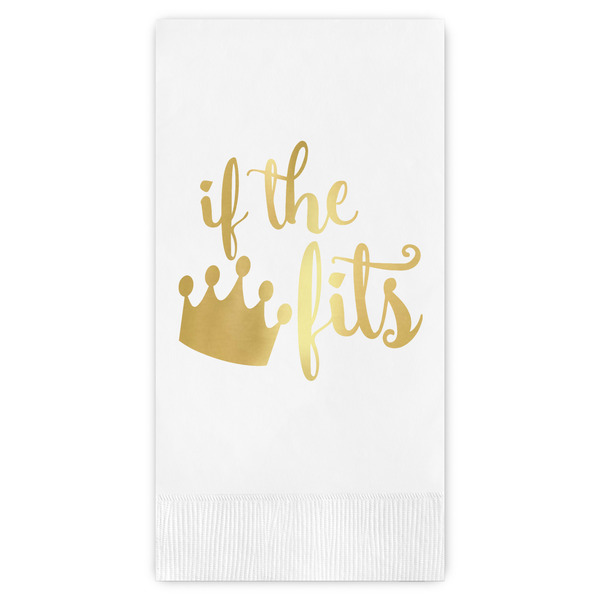 Custom Princess Quotes and Sayings Guest Napkins - Foil Stamped