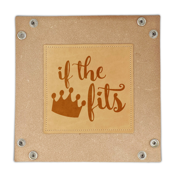 Princess Quotes and Sayings Genuine Leather Valet Trays - FRONT (flat)